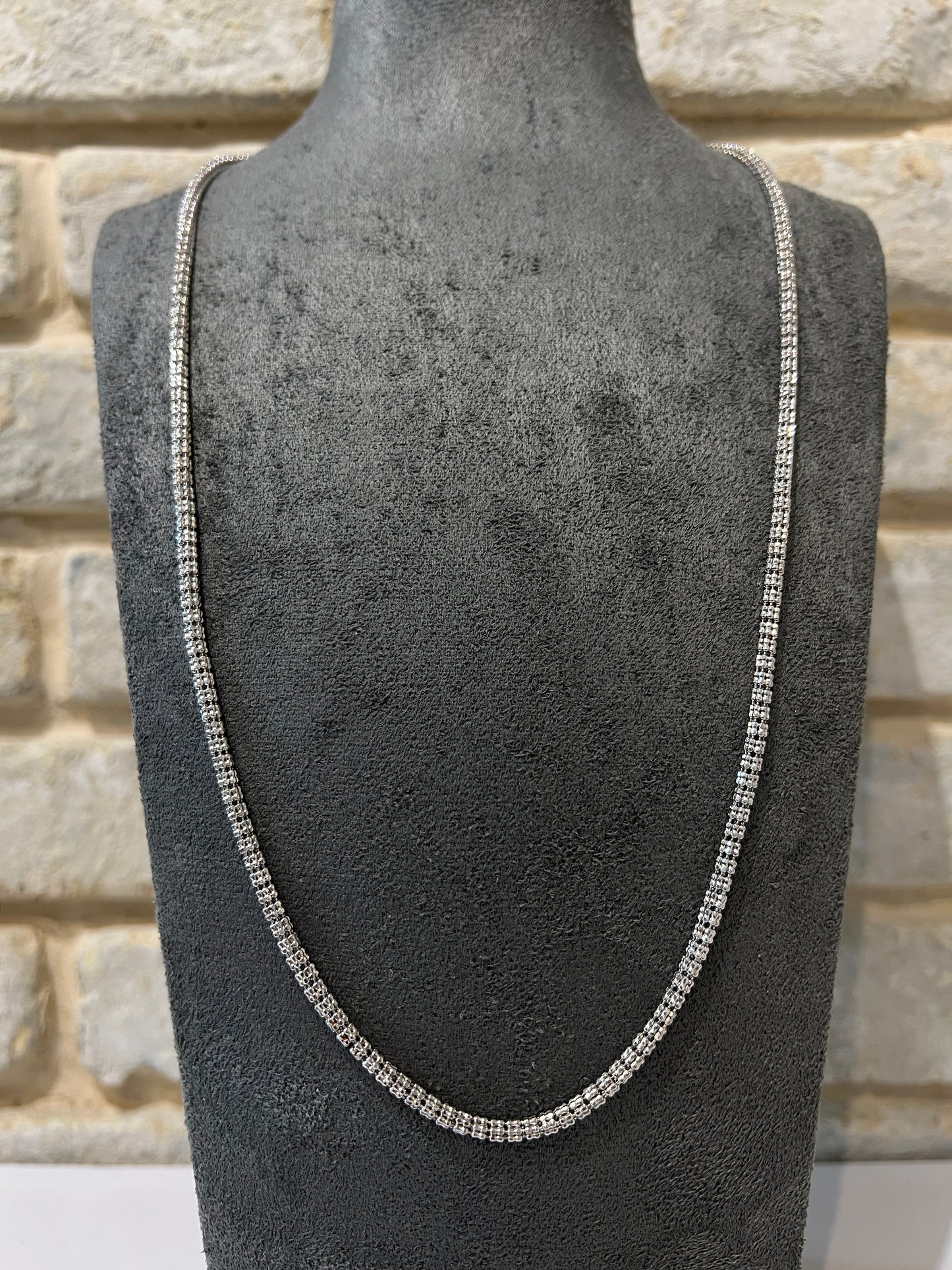 שרשרת אייס 6 שורות כסף 925