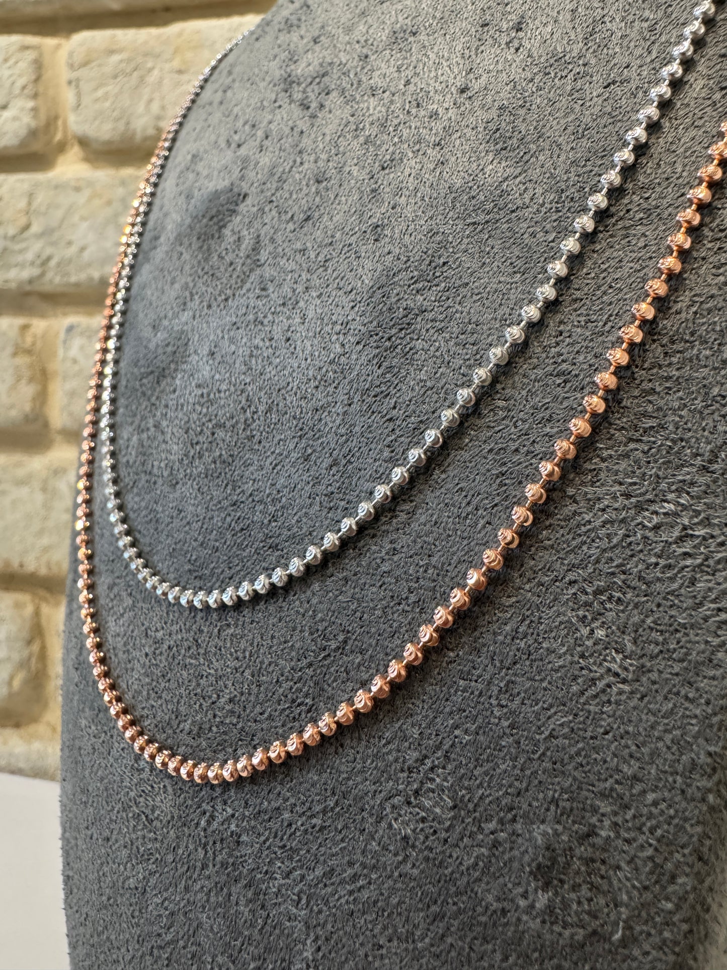 שרשרת כדורים 2 מ״מ כסף 925