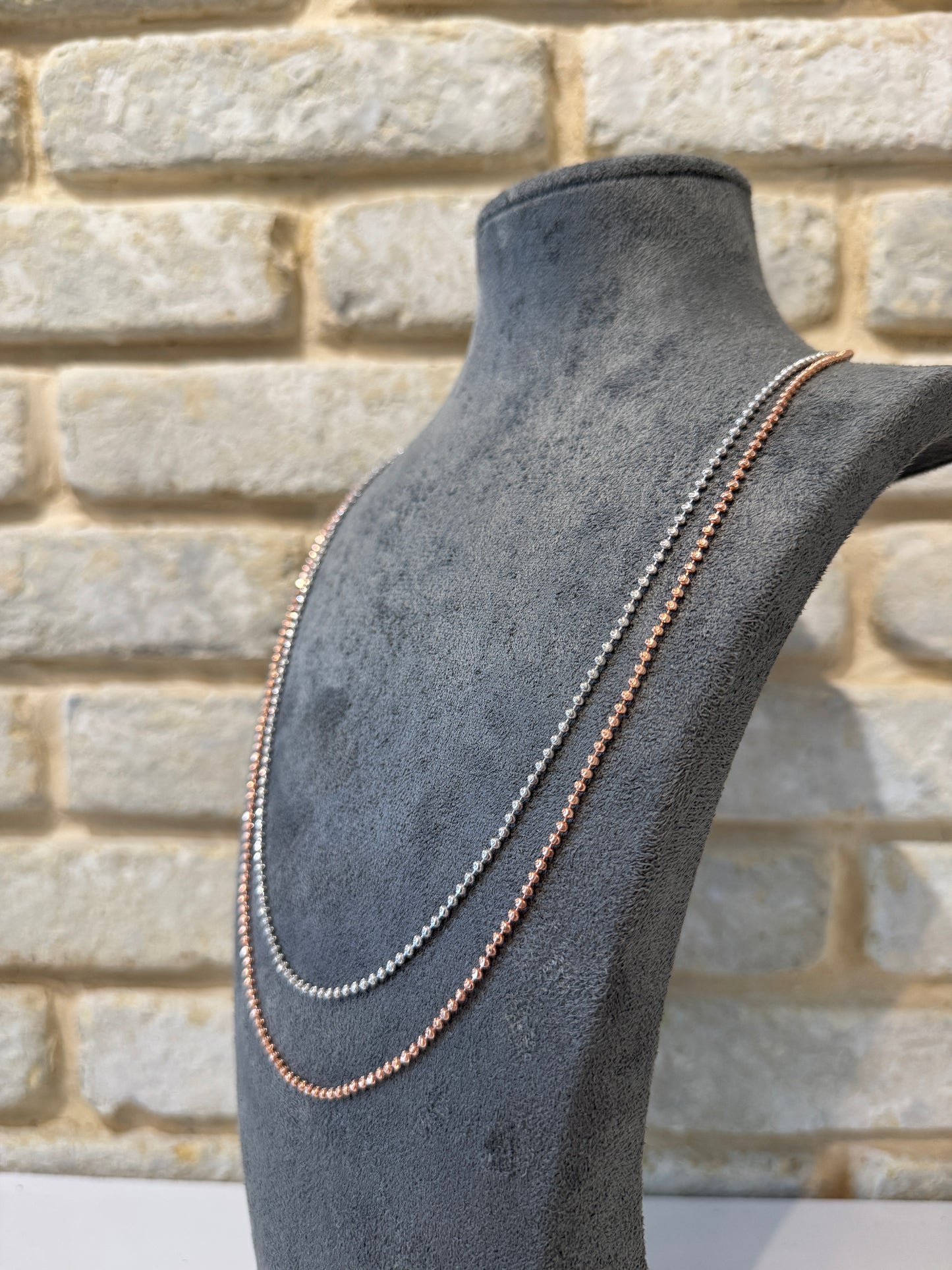 שרשרת כדורים 2 מ״מ כסף 925