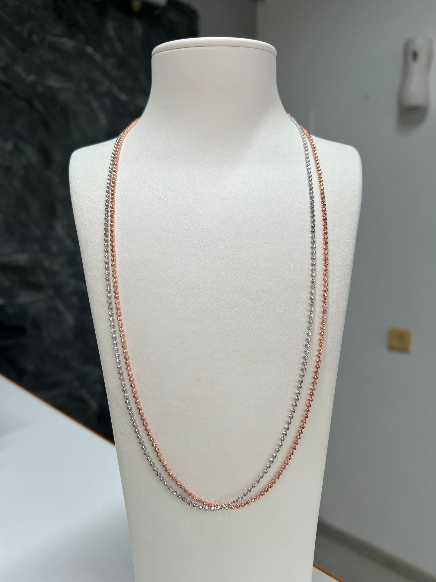 שרשרת כדורים 2 מ״מ כסף 925