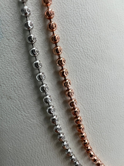 שרשרת כדורים 2 מ״מ כסף 925