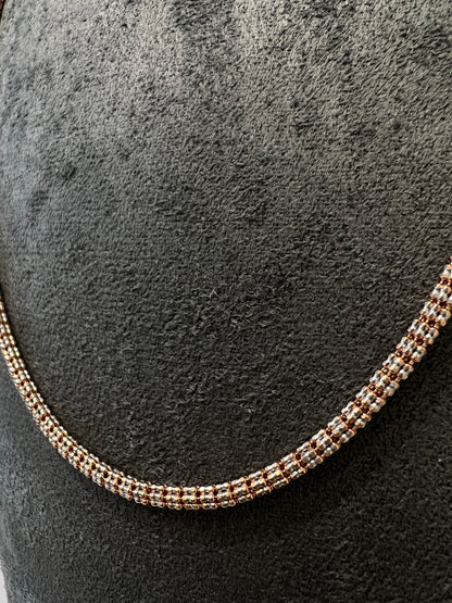 שרשרת אייס 6 שורות כסף 925