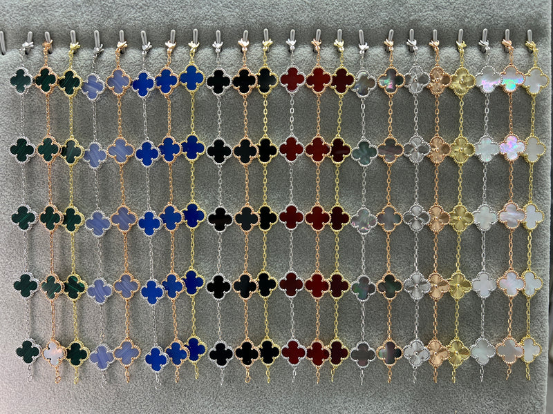 צמיד תלתן כסף 925 איטלקי