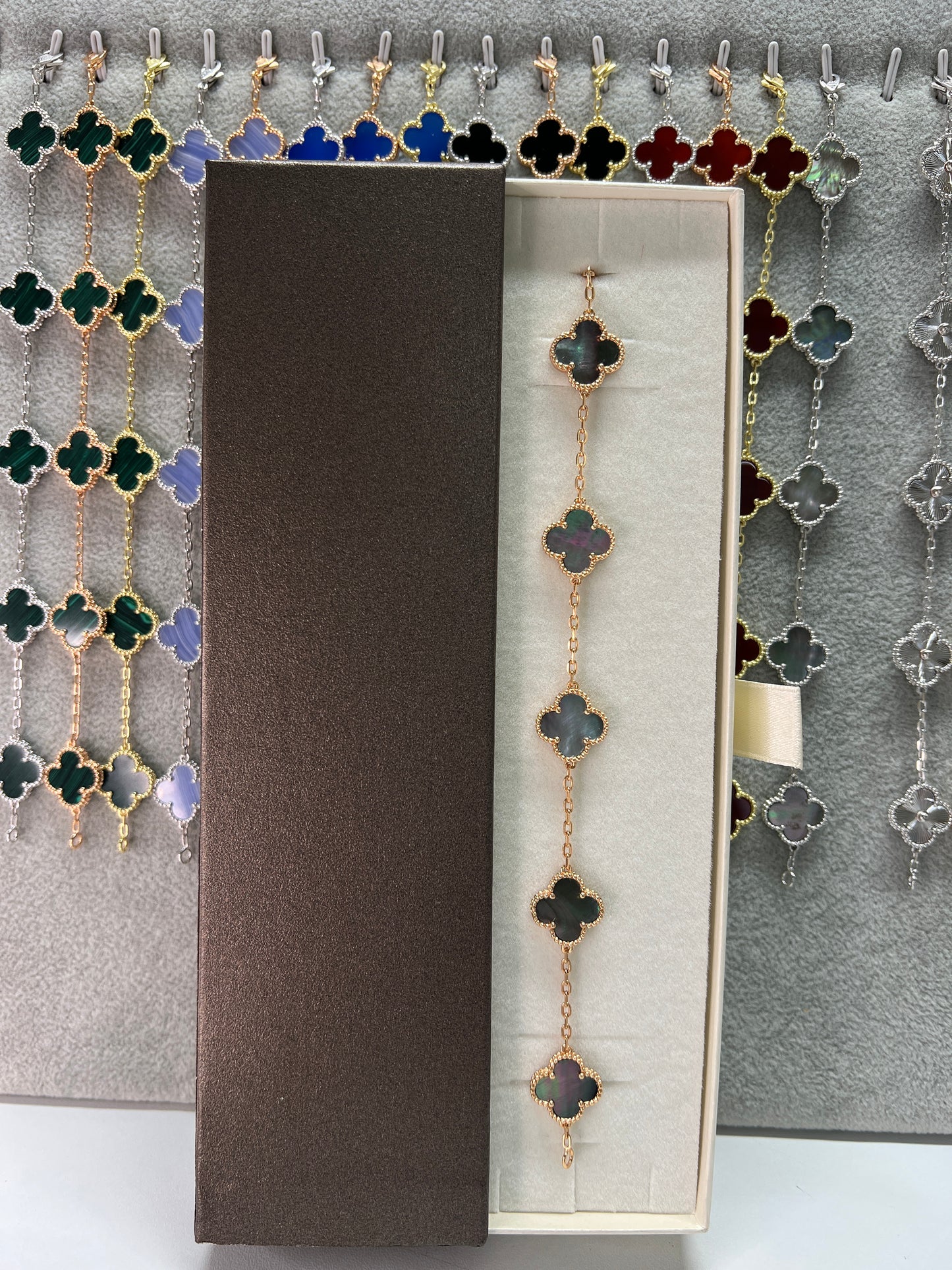 צמיד תלתן כסף 925 איטלקי