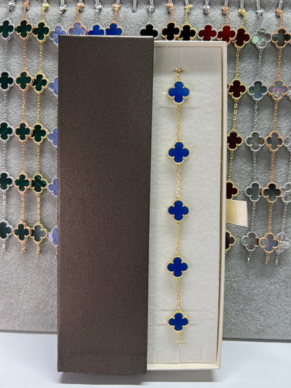 צמיד תלתן כסף 925 איטלקי