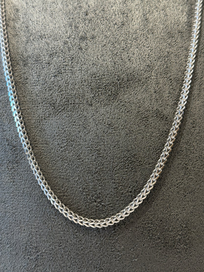 שרשרת ספיגה 2.5 מ״מ כסף 925 איטלקי