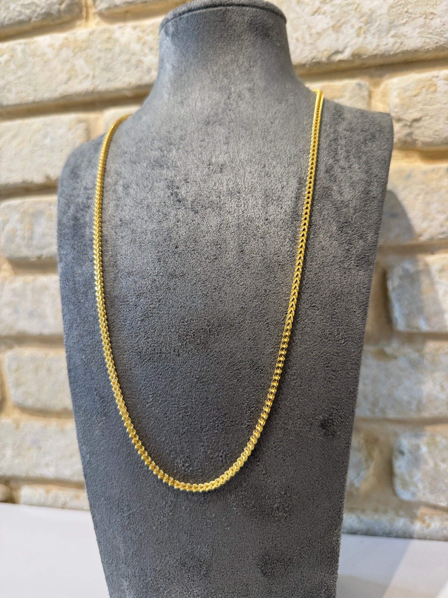 שרשרת ספיגה 2.5 מ״מ כסף 925 איטלקי