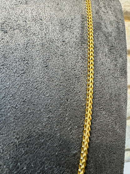 שרשרת ספיגה 2.5 מ״מ כסף 925 איטלקי