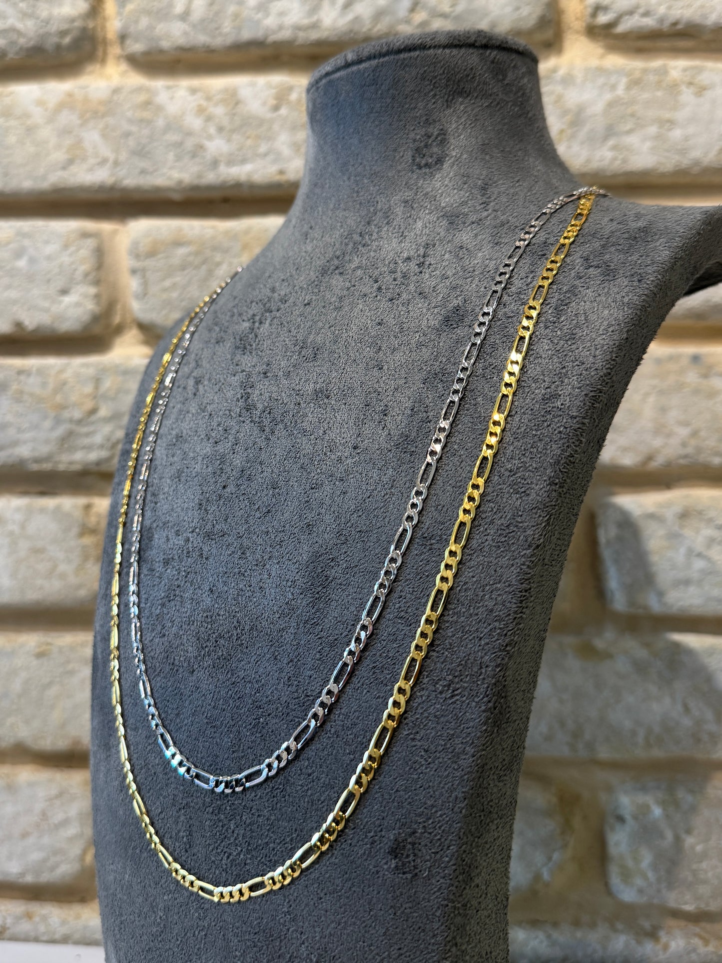 שרשרת פיגארו 3.3 מ״מ איטלקי 925