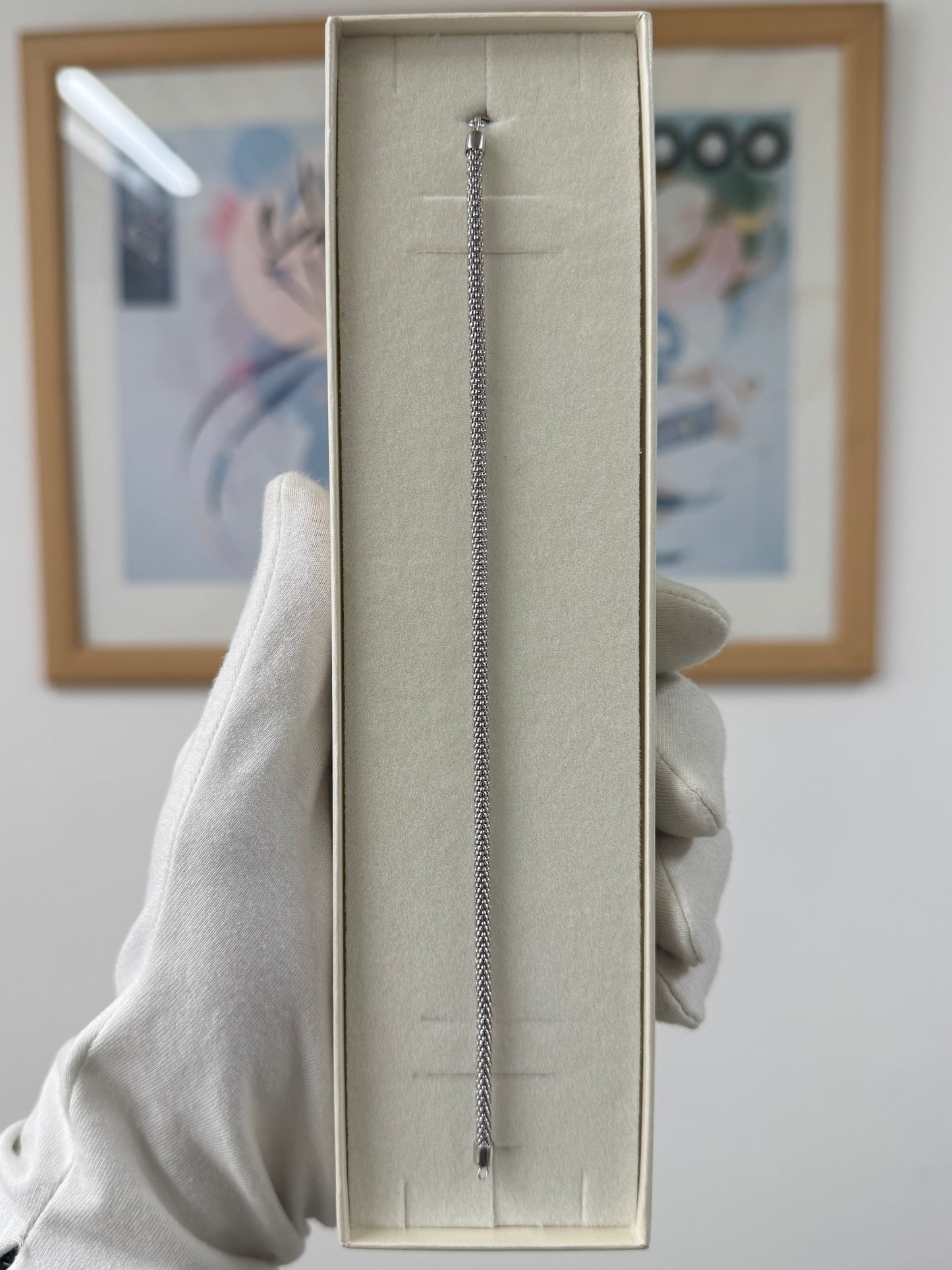 צמיד פופקורן 3 מ״מ כסף 925 איטלקי