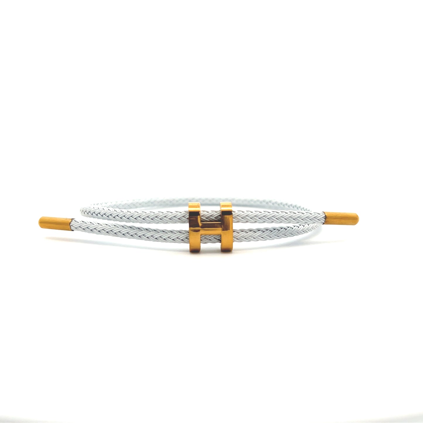 צמיד שרוך ציפוי זהב H