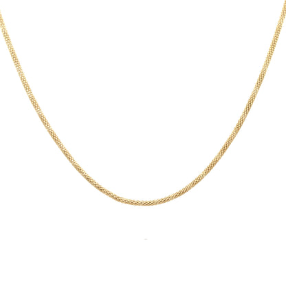 שרשרת פופקורן כסף 925 איטלקי