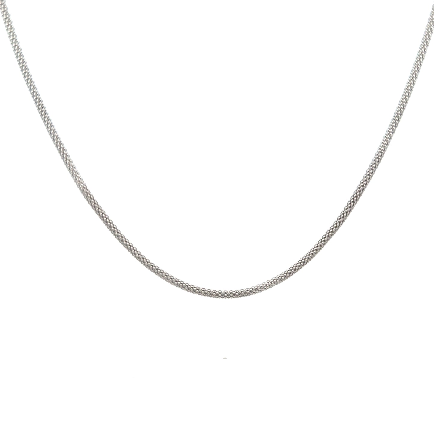 שרשרת פופקורן כסף 925 איטלקי