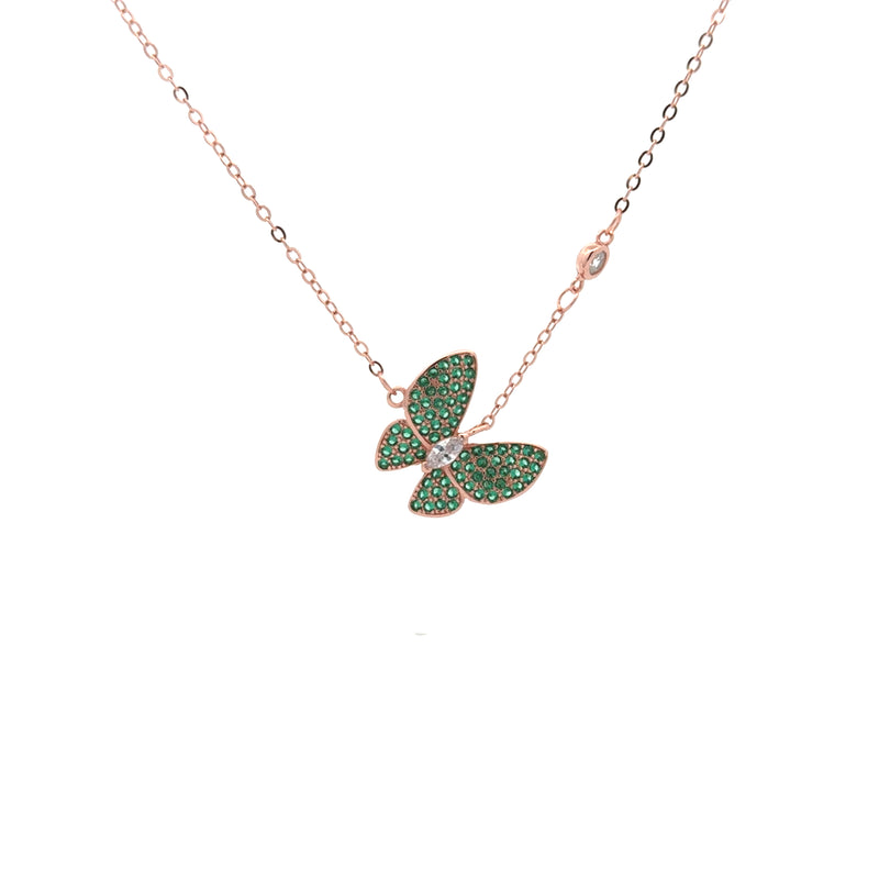 שרשרת פרפר כסף 925