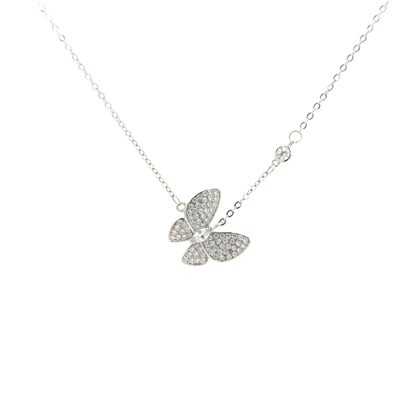 שרשרת פרפר כסף 925