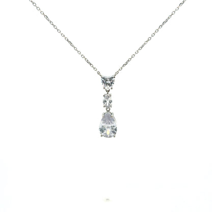 שרשרת 3 אבנים כסף 925