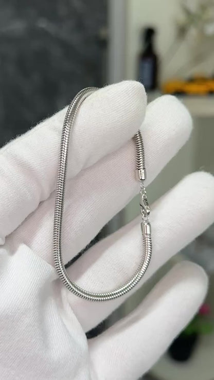 צמיד נחש 3 מ״מ כסף 925